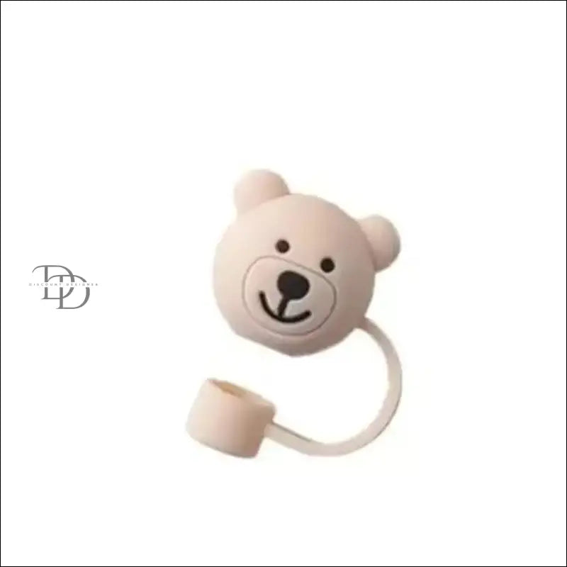 Cute bear-shaped wall hook with a smiling face and curved arm for hanging items.