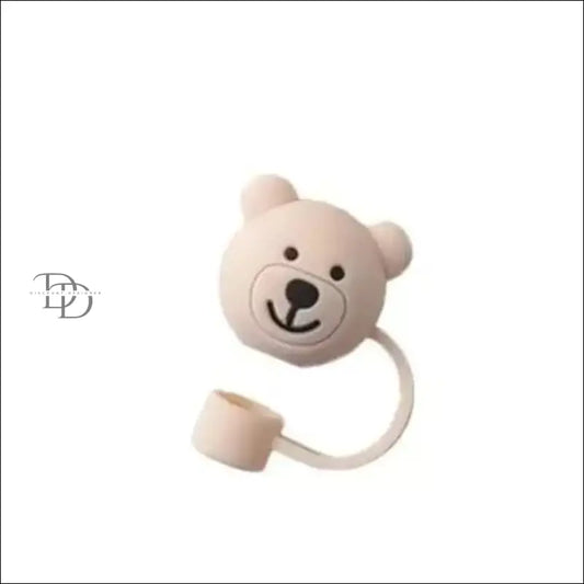 Cute bear-shaped wall hook with a smiling face and curved arm for hanging items.